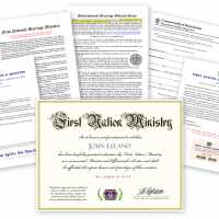 Wedding Officiant Ordination Credentials (Image)