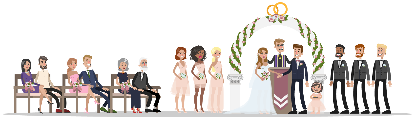Wedding Officiant Party Artwork